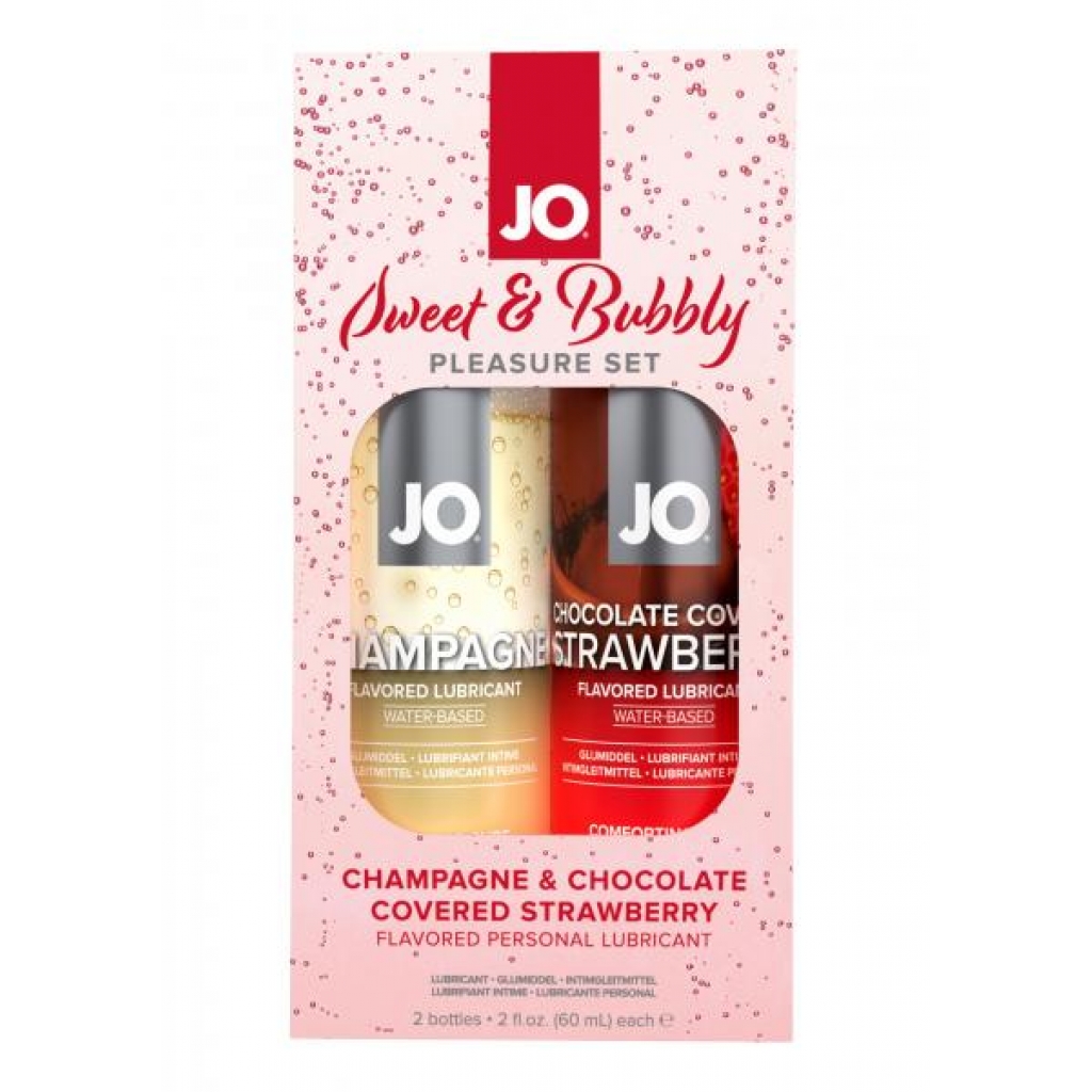 Jo Sweet & Bubbly Pleasure Set Champagne/chocolate Strawberry - System Jo