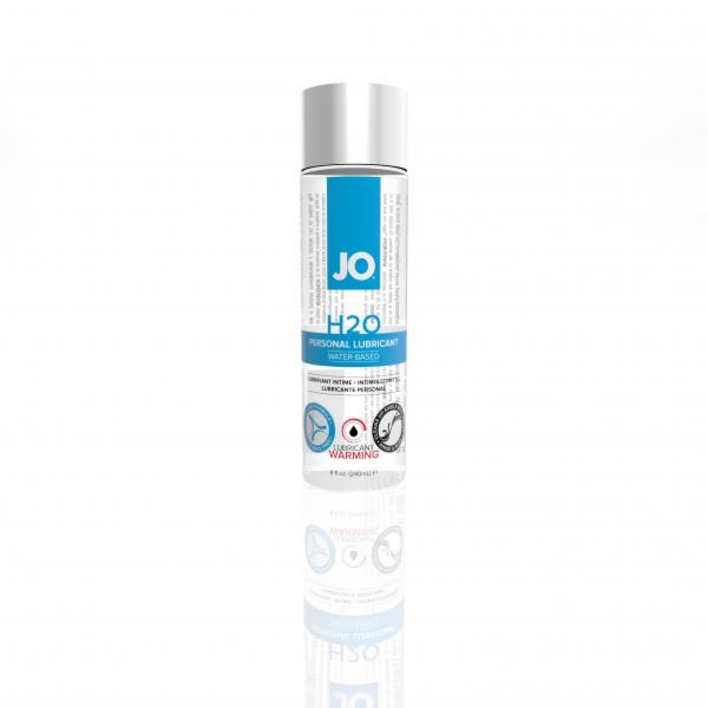 Jo H2O Warming Water Based Lubricant 8 oz - System Jo