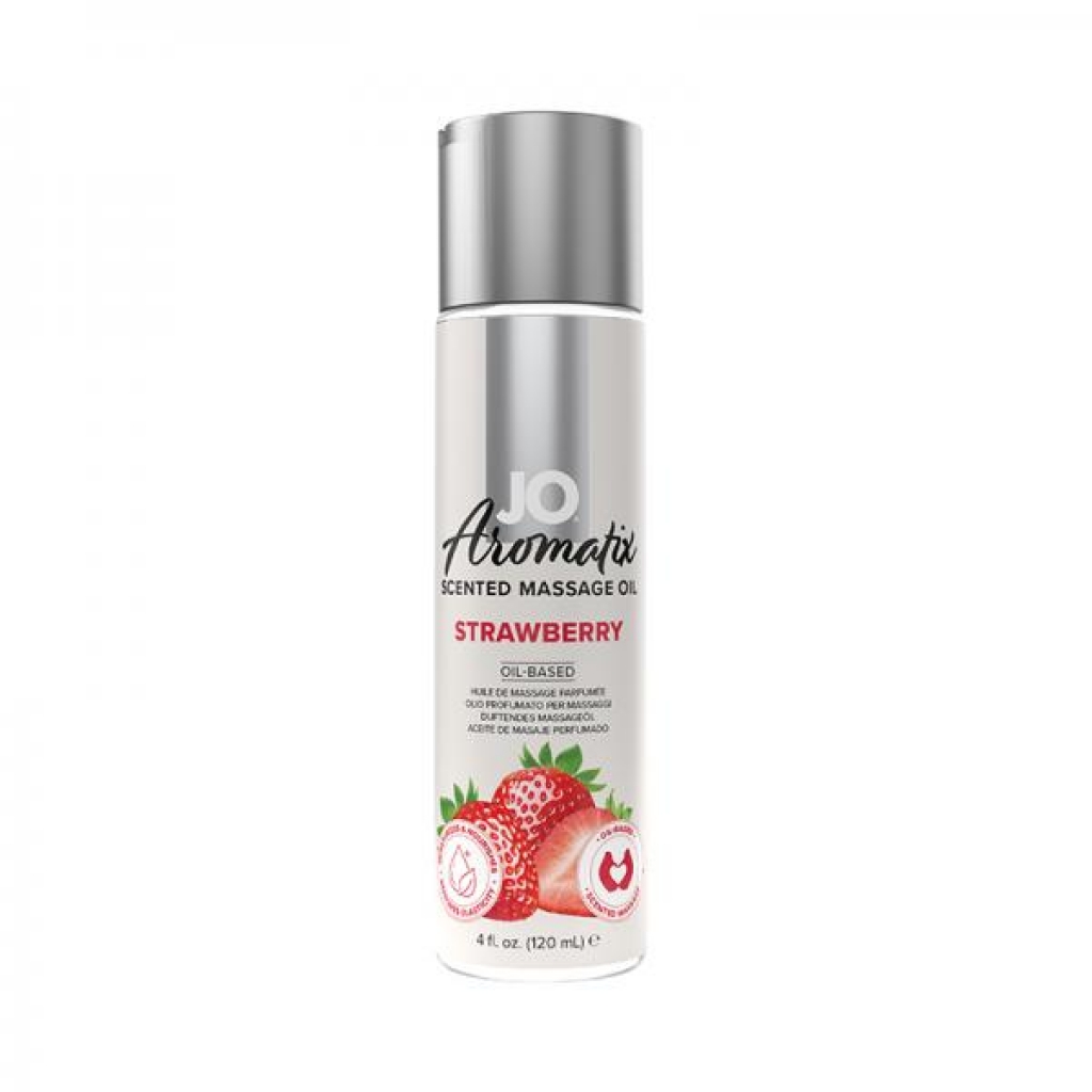 Jo Aromatix Strawberry Massage Oil 4oz - System Jo
