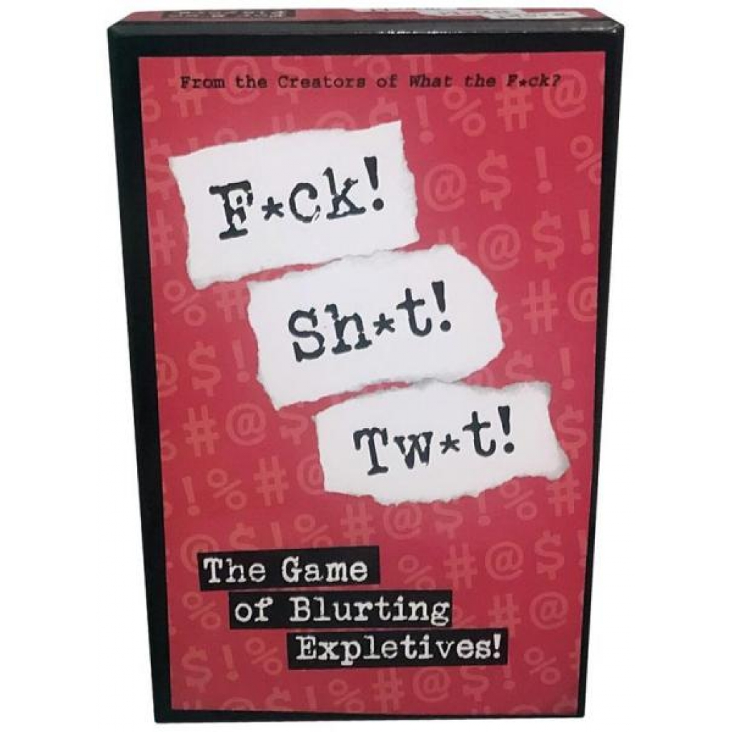 F*ck! Sh*t! Tw*t! Card Game - Kheper Games