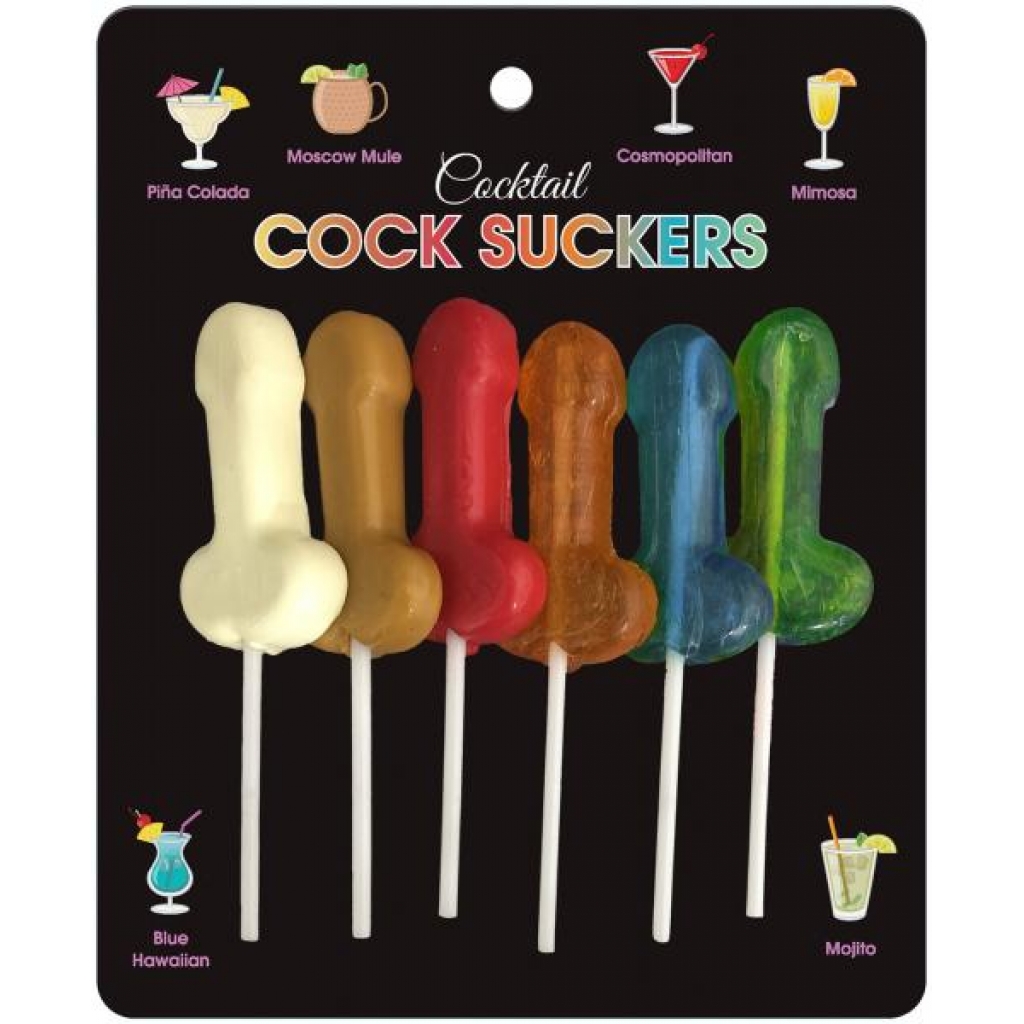 Cocktail Cock Suckers 6 Pcs - Kheper Games