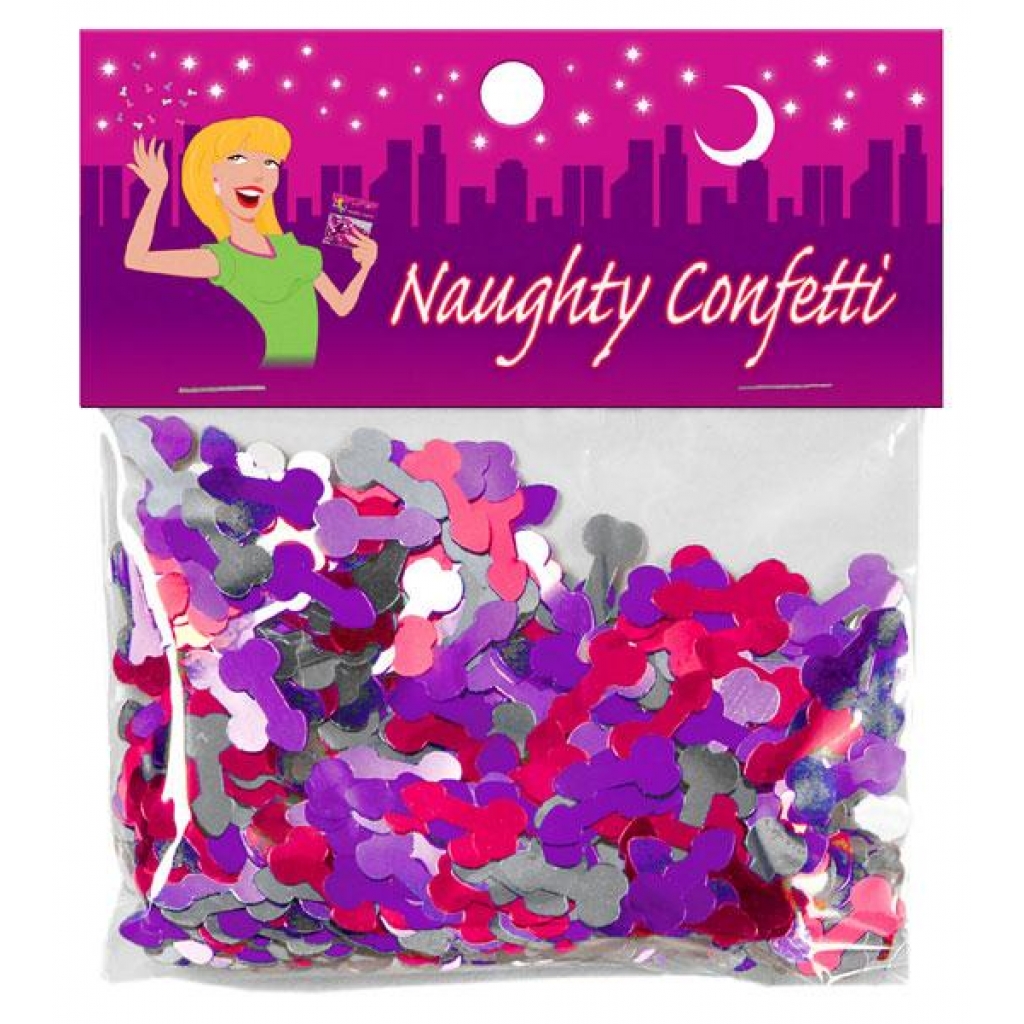 Naughty Confetti Penis Assorted Colors - Kheper Games