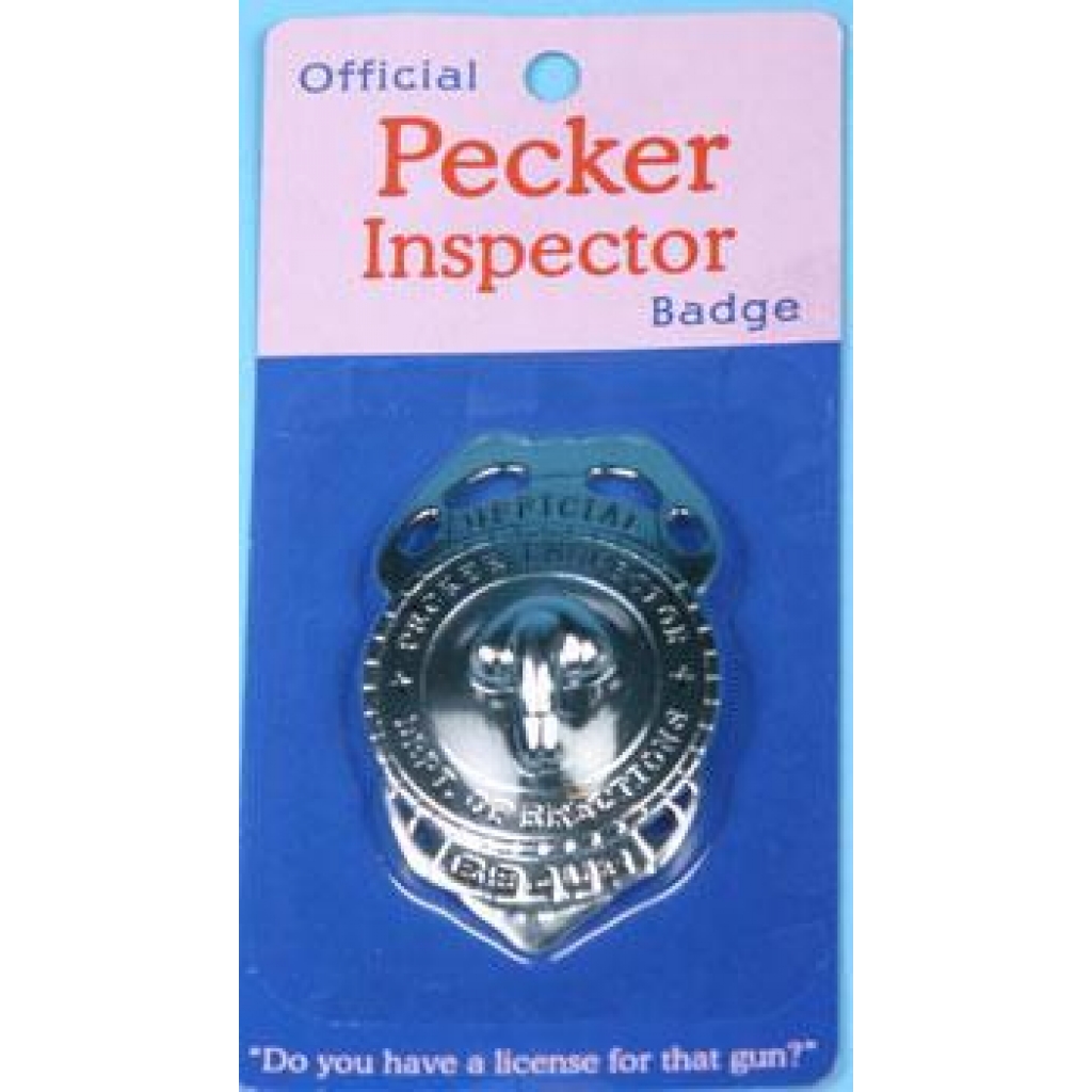 Pecker Inspector Badge - Kheper Games