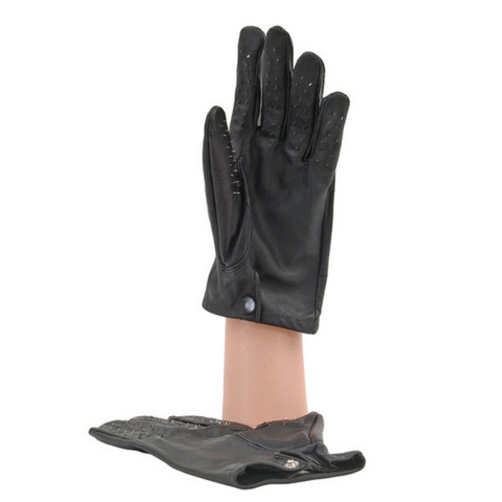 Vampire Gloves Leather Small Black - Kinklab