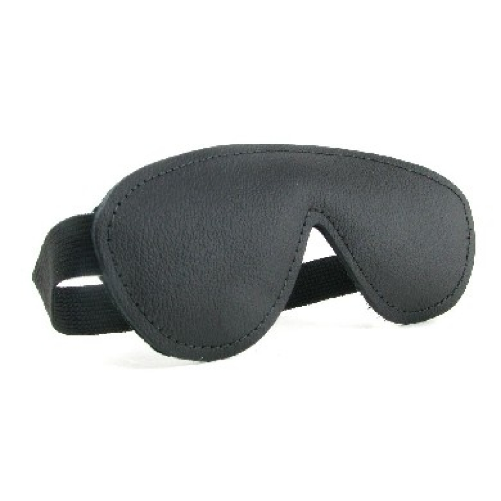 Non-Leather Padded Blindfold Black - Kinklab