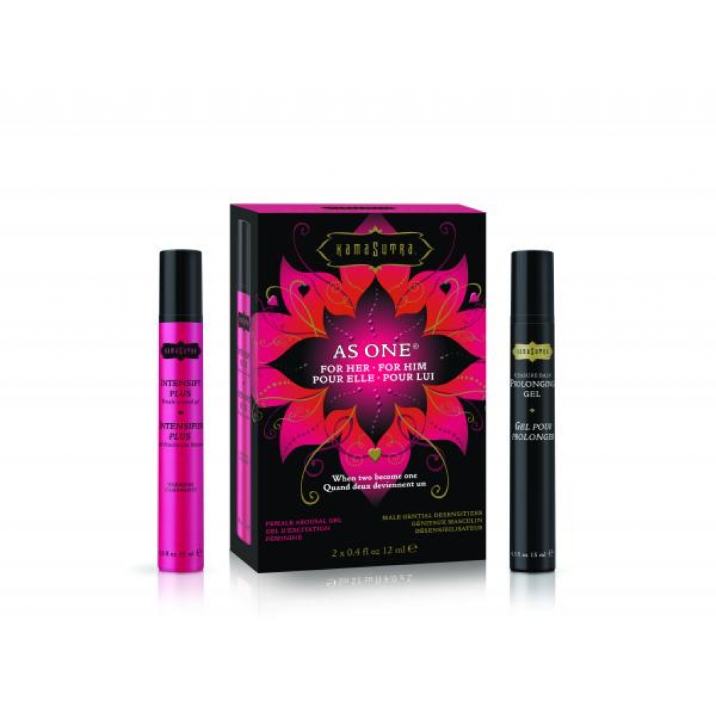 As One For Her For Him 2 Intimate Gels 12ml - Kama Sutra