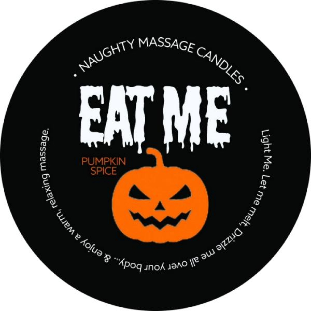 Eat Me Pumpkin Spice Massage Candle - Kama Sutra