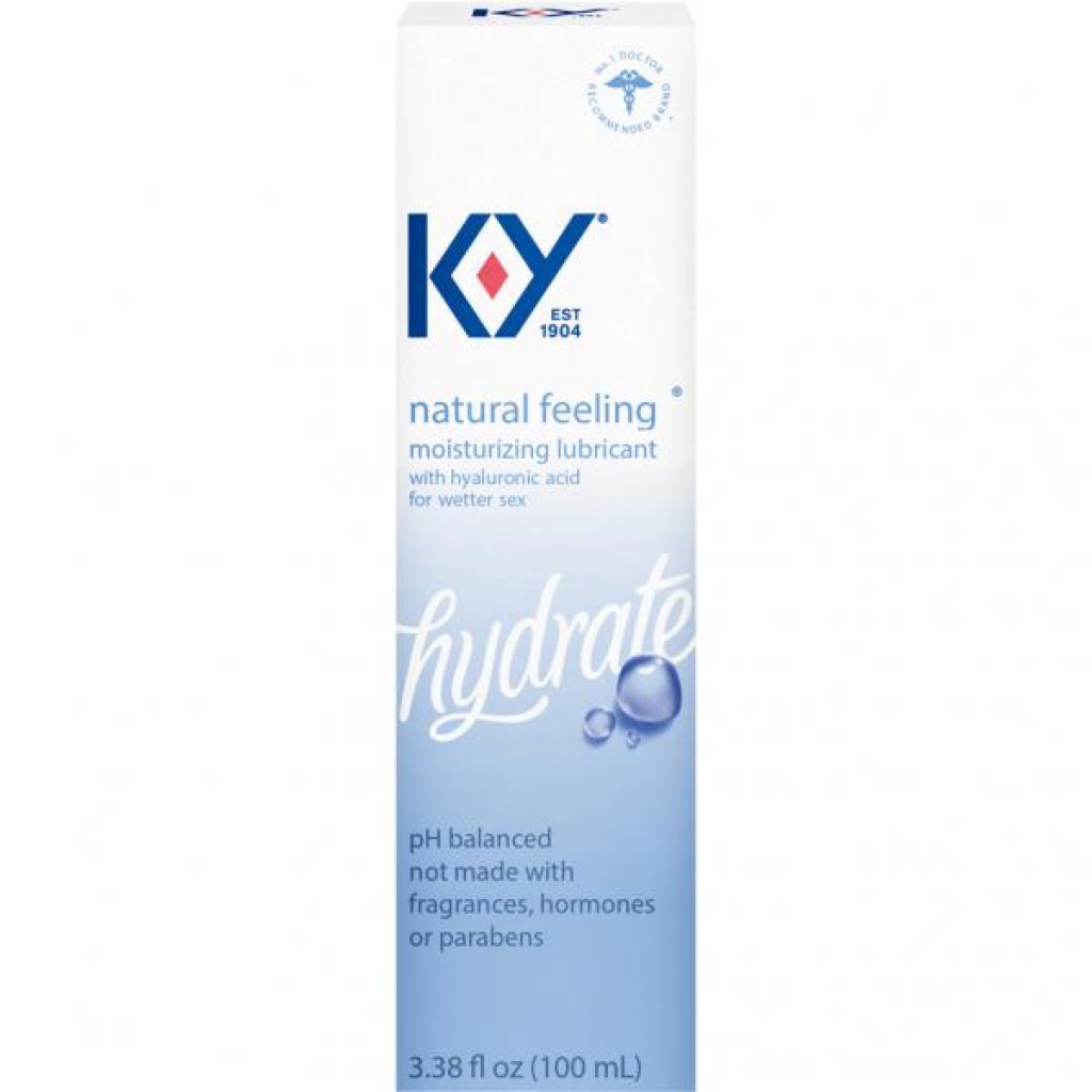 Ky Natural Feeling Lubricant W/ Hyaluronic Acid 3.38oz - Paradise Products