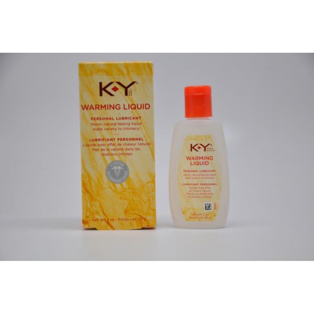 K-Y Warming Liquid Lubricant 1oz Bottle