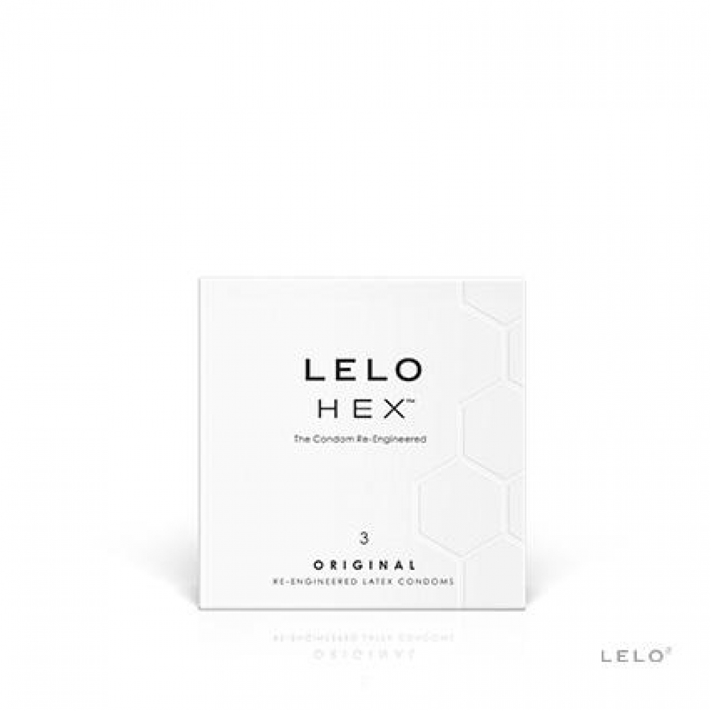 Lelo Hex Original Latex Condom 3 Pack - Lelo