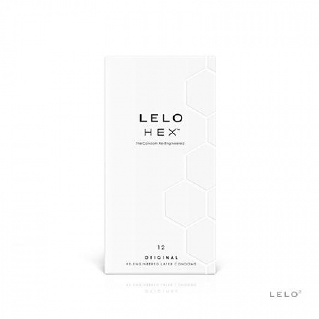 Lelo Hex Original Latex Condom 12 Pack - Lelo