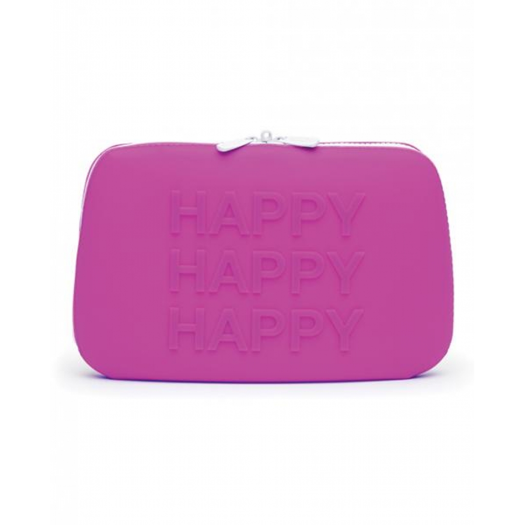 Happy Rabbit Happy Large Purple Silicone Zip Storage Bag - Lovehoney