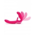 Happy Rabbit Rechargeable Pink Vibrating Strapless Strap On - Lovehoney