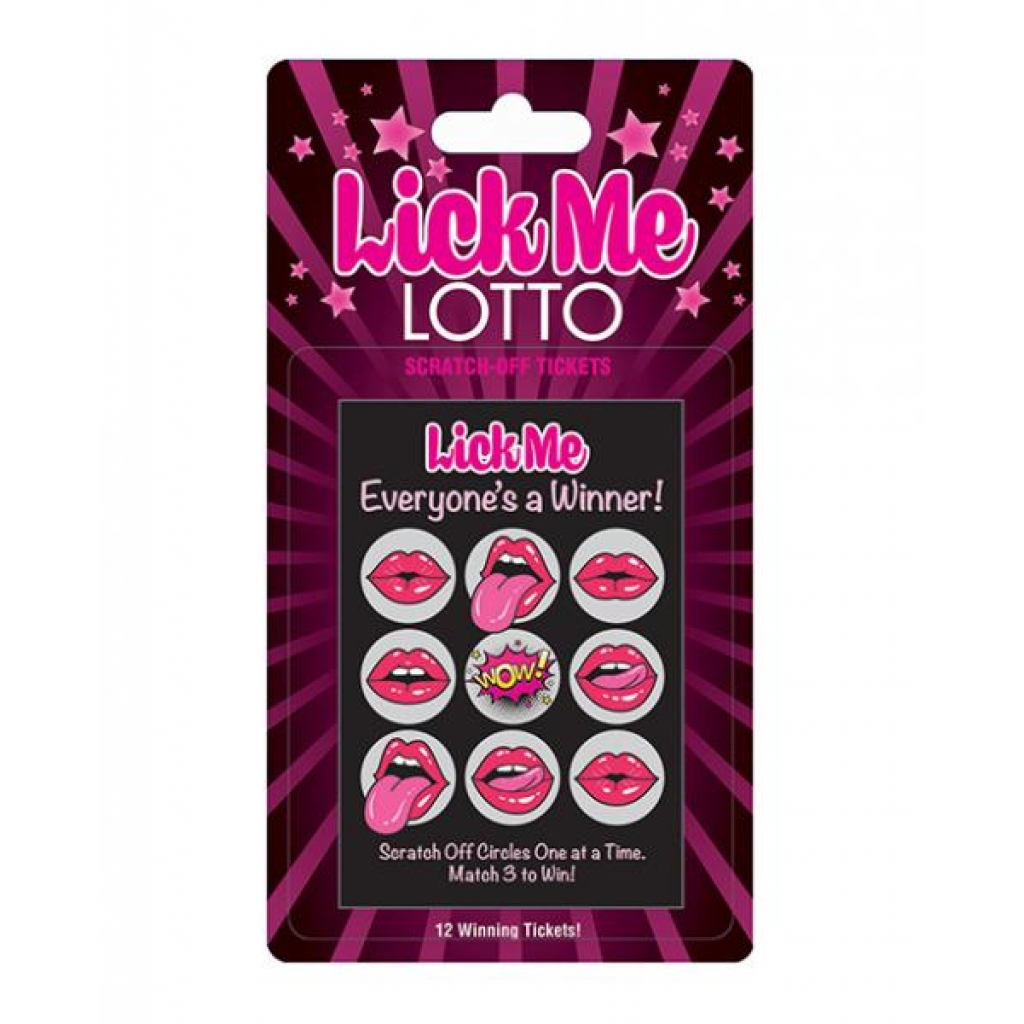 Lick Me Lotto 12 Winning Tickets - Little Genie