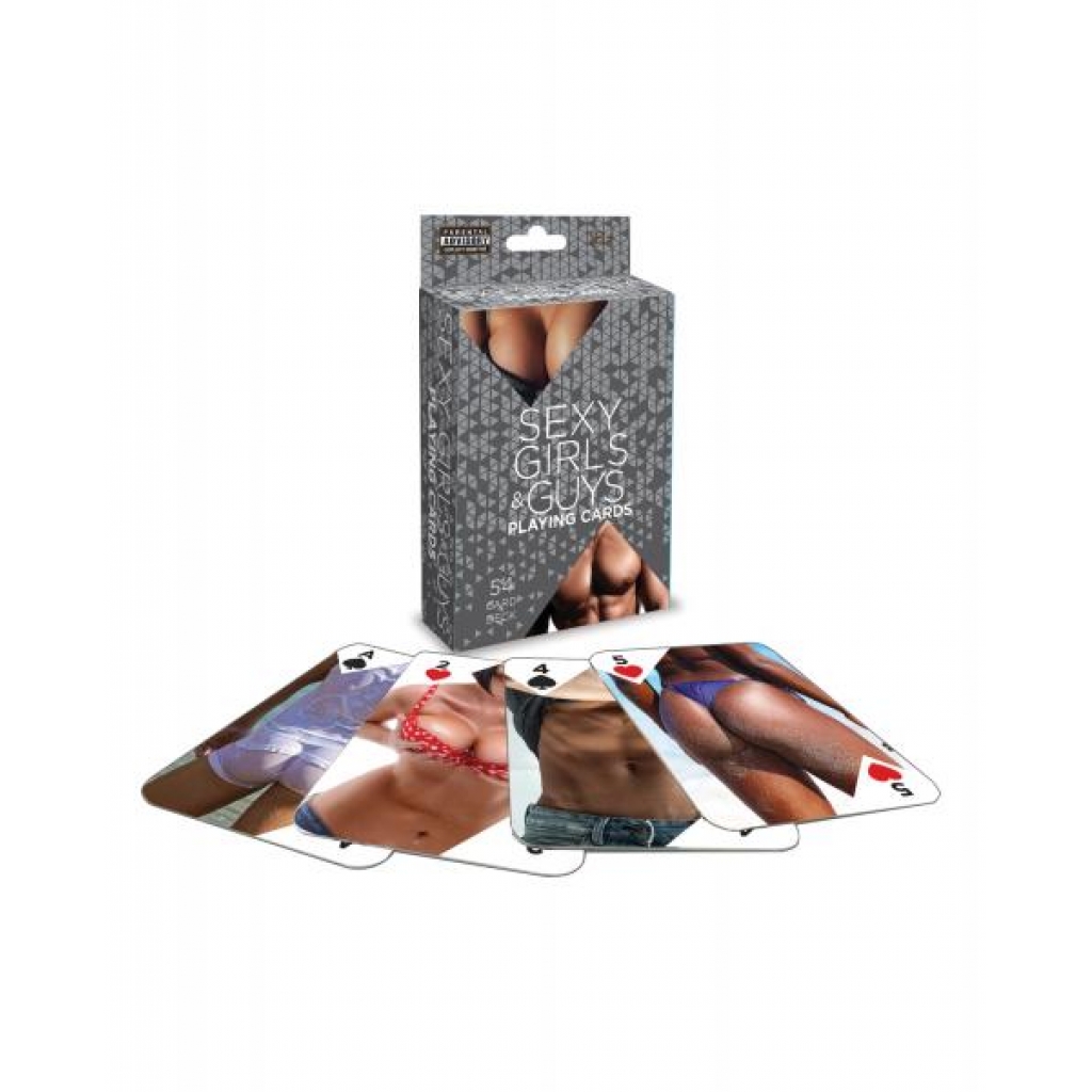 Sexy Girls & Guys Playing Cards - Little Genie