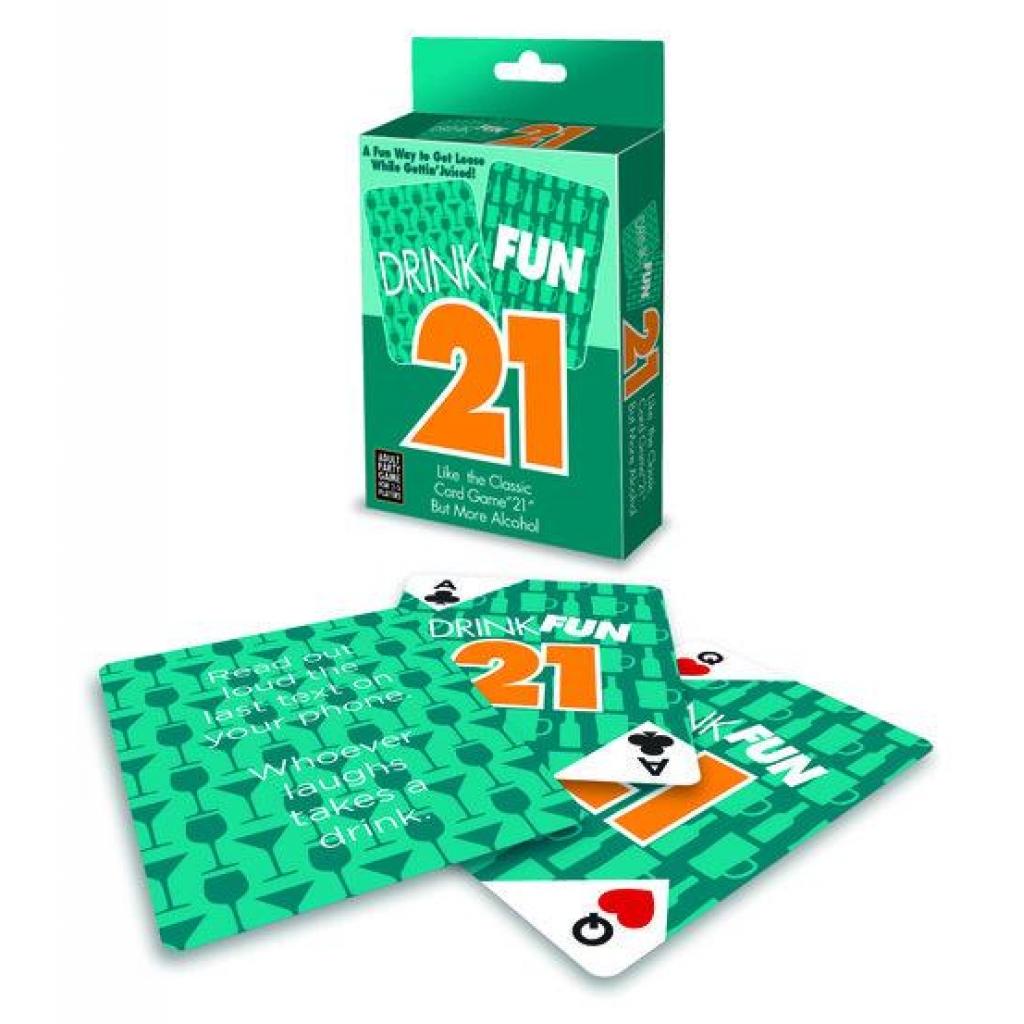 Drink Fun 21 Card Game - Little Genie