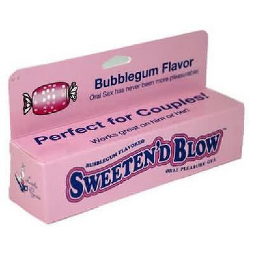 Sweeten D Blow Oral Pleasure Gel Bubble Gum 1.5 oz - Little Genie 