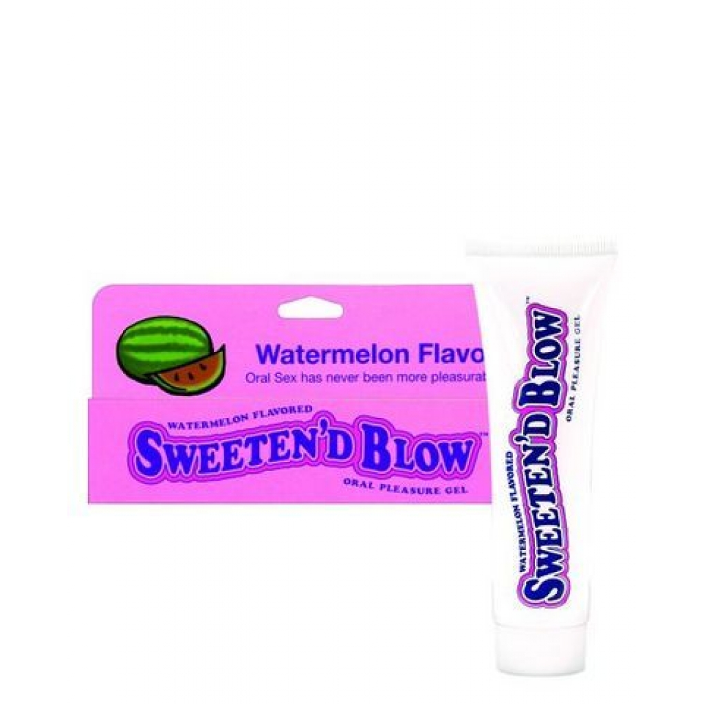 Sweeten D Blow Oral Pleasure Gel Watermelon 1.5 oz - Little Genie 