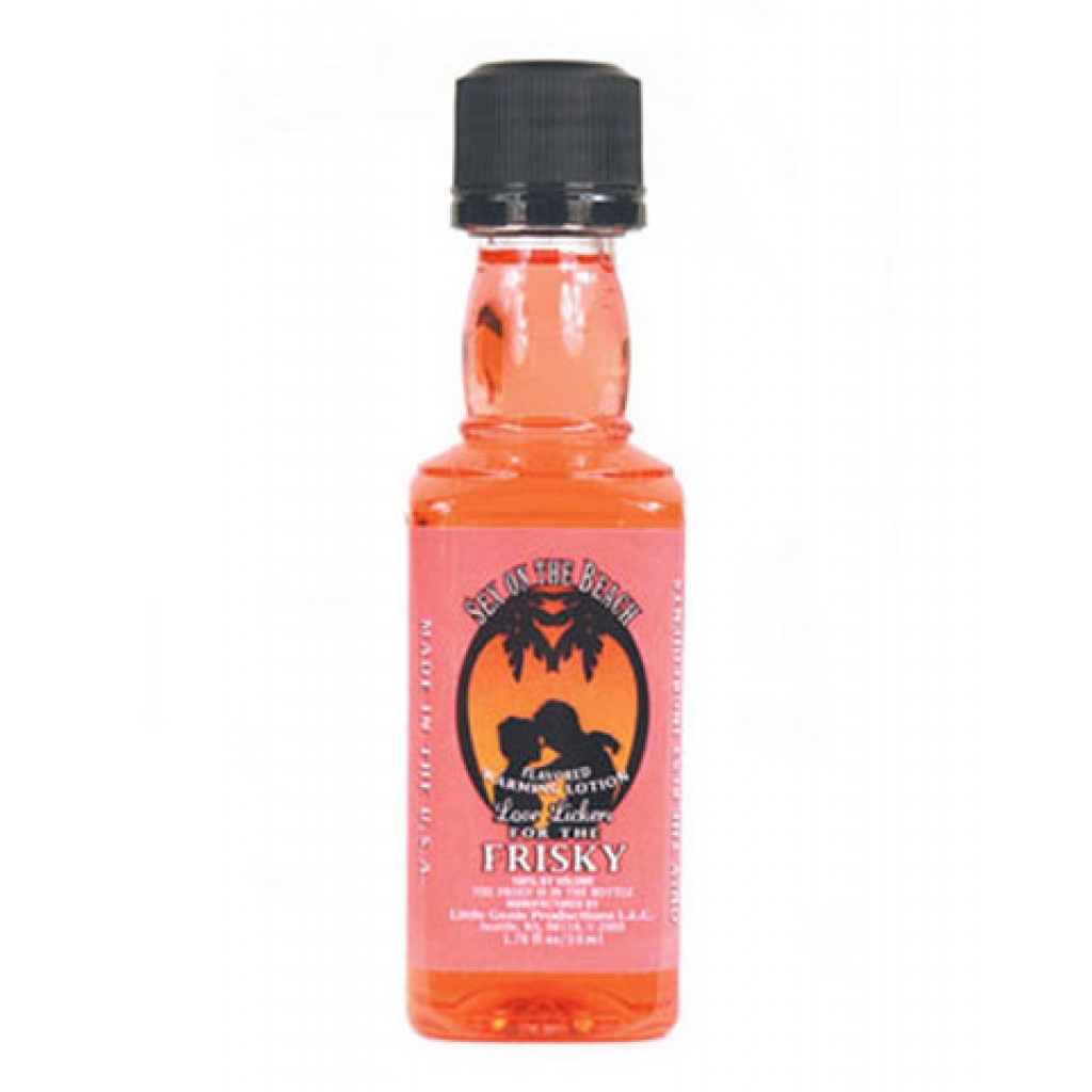 Love Lickers Flavored Warming Oil - Sex On The Beach 1.76oz - Little Genie 