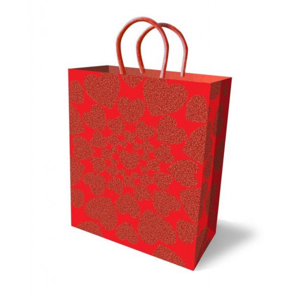 Glitter Hearts Gift Bag - Little Genie