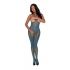 Seamless Cupless Catsuit Teal O/s - Magic Silk Lingerie