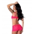 Get It Girl Bra Skirt & Thong Set Pink L/xl - Magic Silk Lingerie