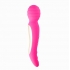 Zoe Rechargeable Dual Vibrating Wand Hot Pink - Maia Toys