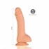 Kyle 8 inches Realistic Silicone Dong Beige - Maia Toys