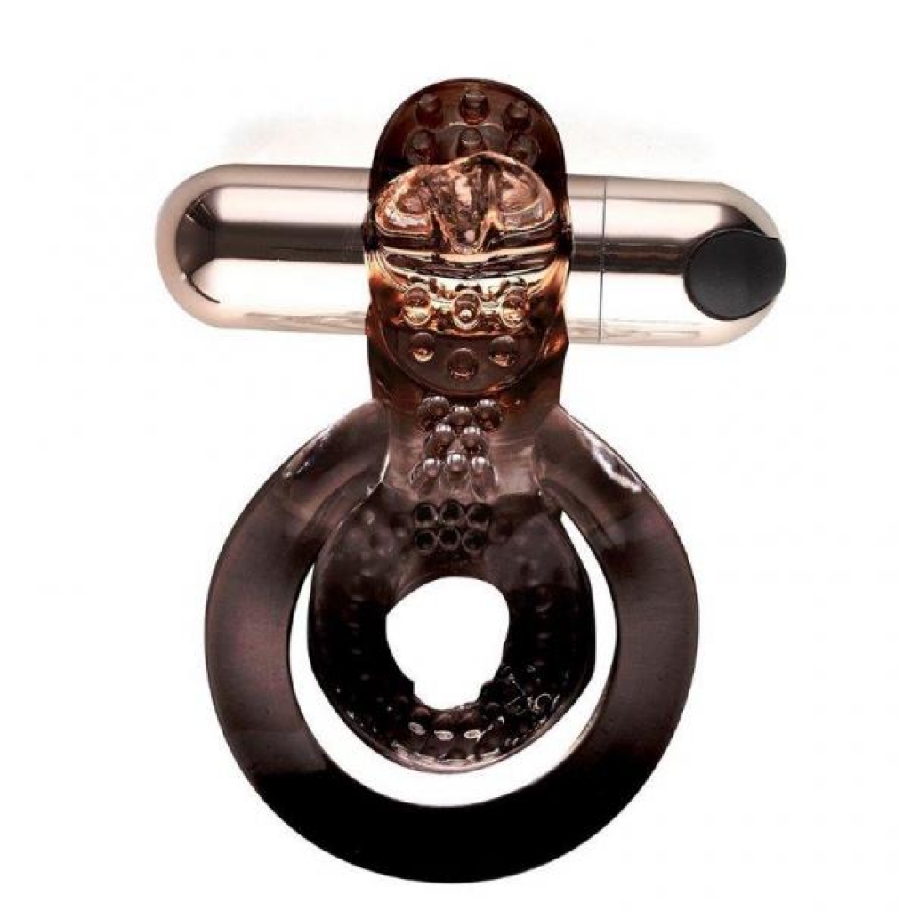 Jayden Rose Gold Rechargeable Vibrating Erection Ring - Maia Toys