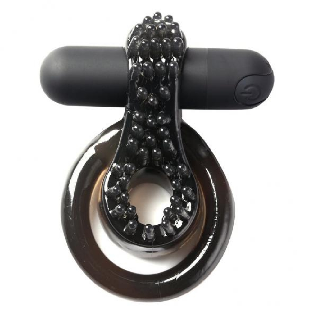 Jagger Vibrating Ring Erection Enhancer Black - Maia Toys