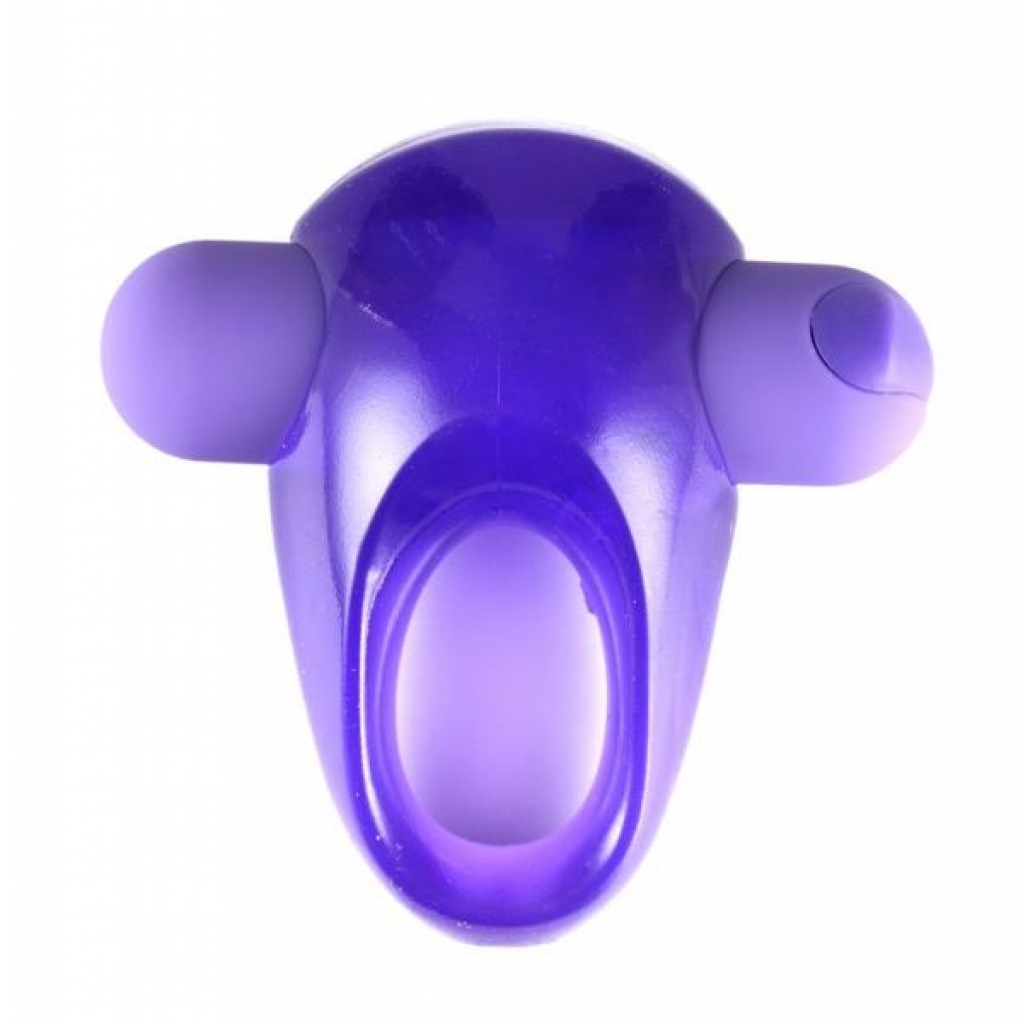Casey Vibrating Erection Enhancer Ring Purple - Maia Toys