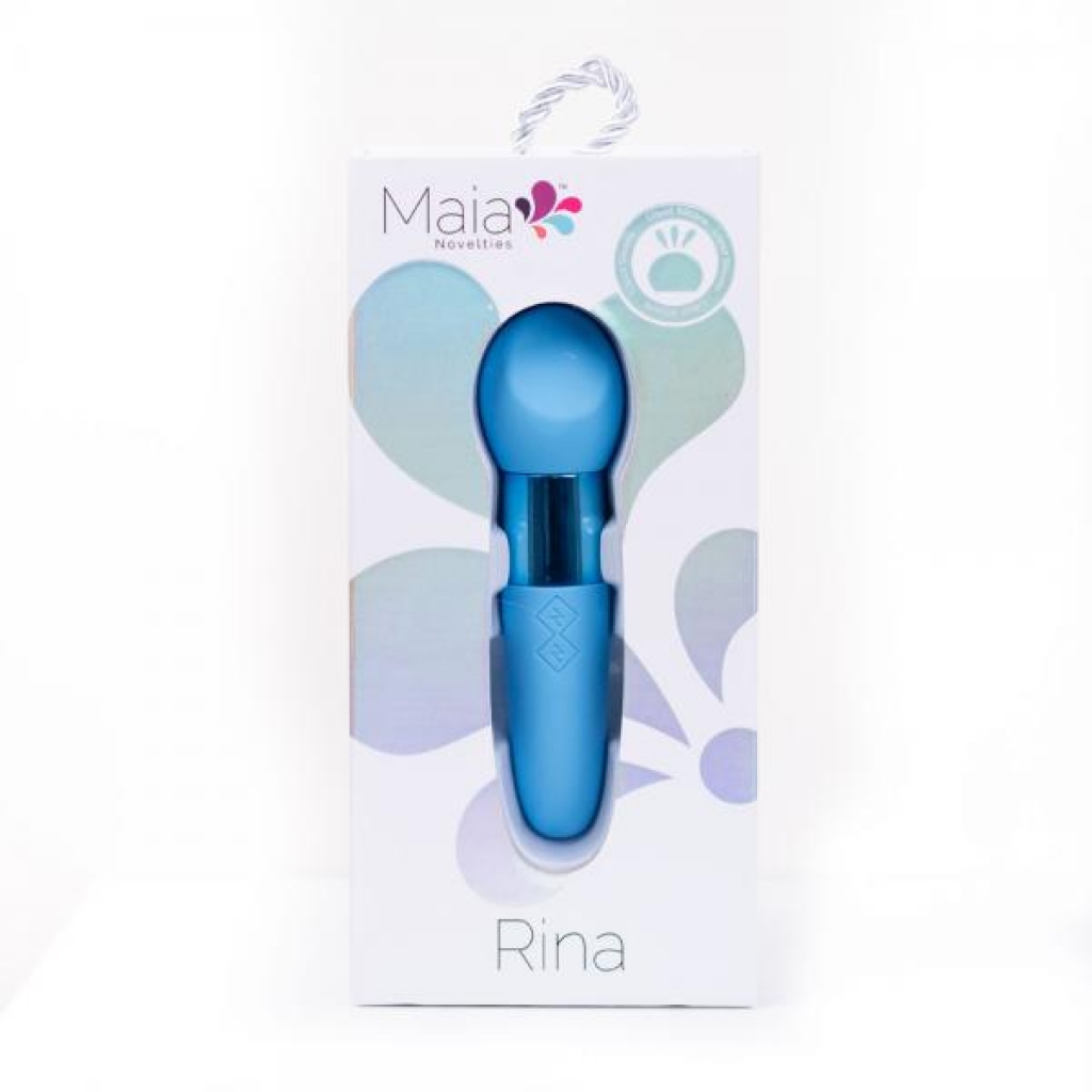 Rina Dual Vibrator Blue - Maia Toys