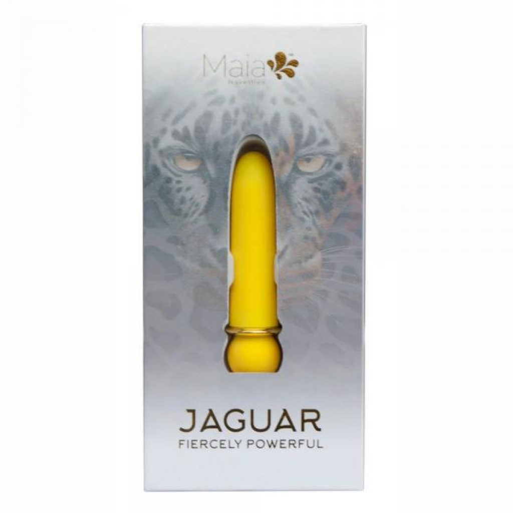 Jaguar Powerful Bullet Yellow Rechargeable - Maia Toys