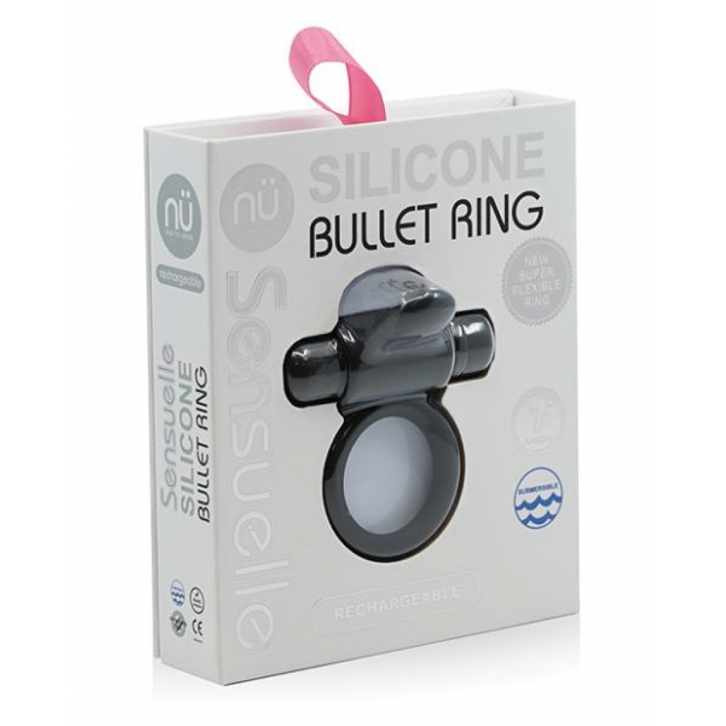 Sensuelle Silicone Bull Ring Black - Nu Sensuelle