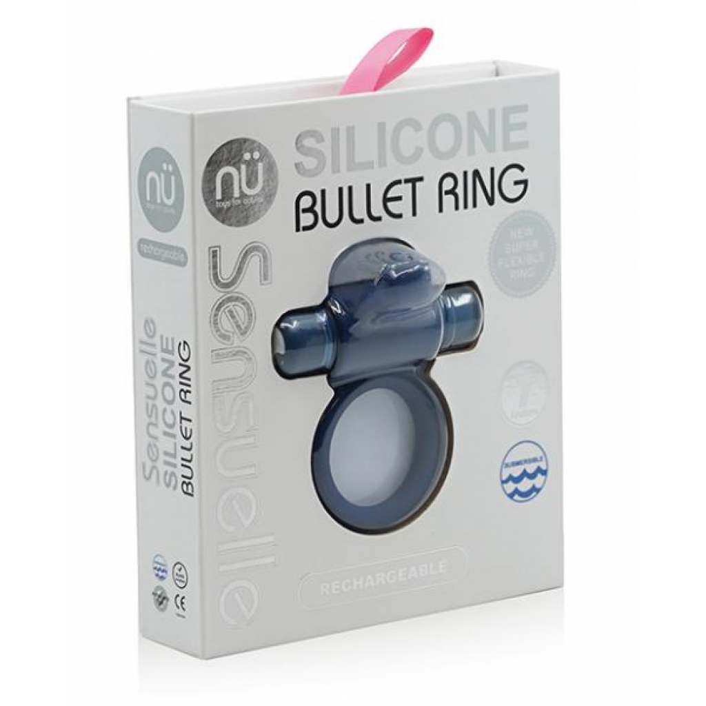 Sensuelle Silicone Bull Ring Navy Blue - Nu Sensuelle