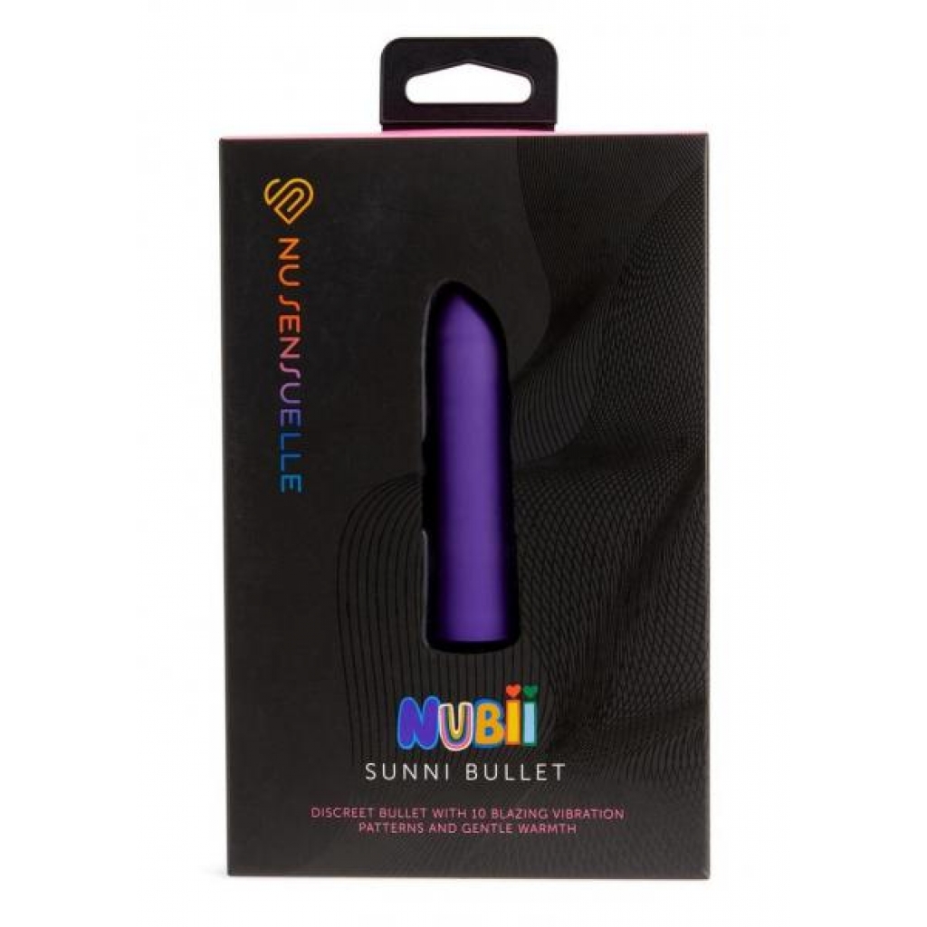 Sensuelle Nubii Sunni Warming Bullet Purple - Nu Sensuelle