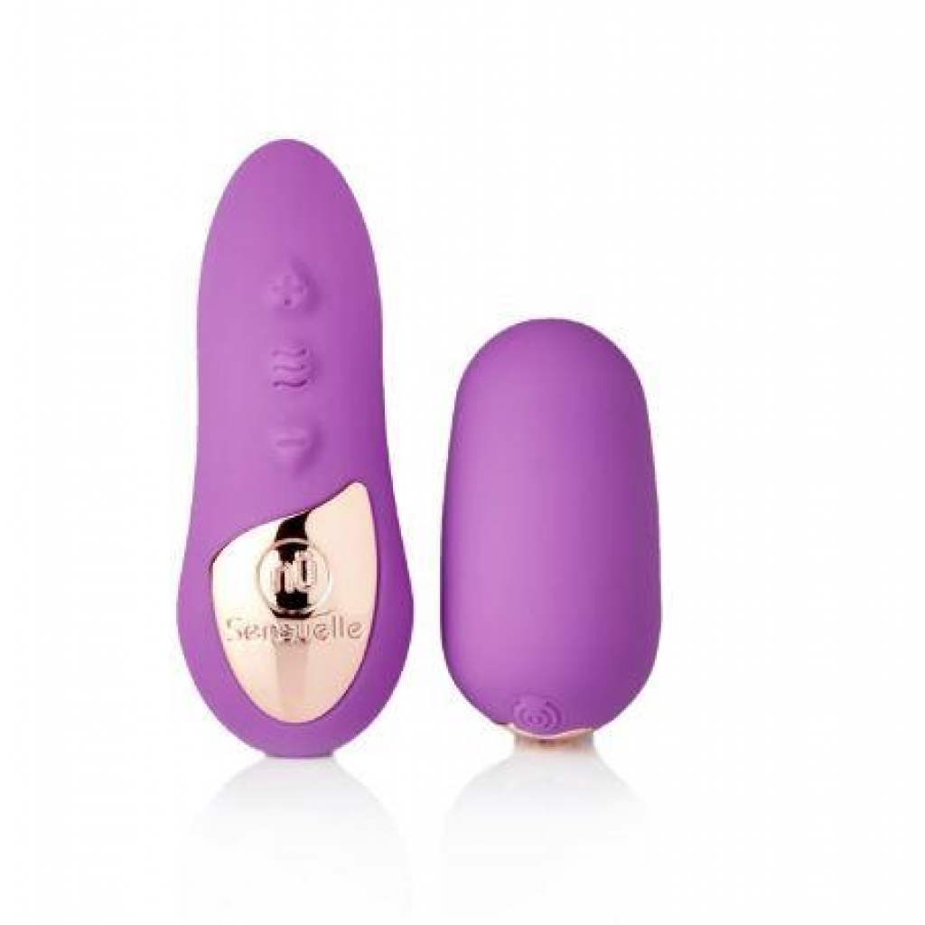 Sensuelle Remote Control Petite Egg Vibrator Purple - Novel Creations Toys