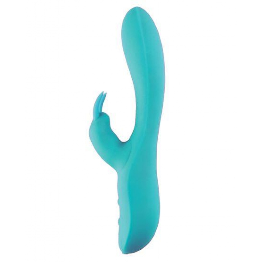 Sensuelle Brandii Bendable Rabbit Vibrator Teal Blue - Novel Creations Toys