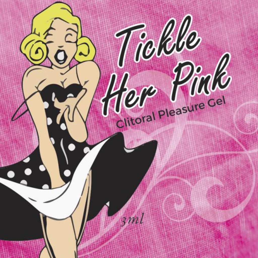 Tickle Her Pink Clitoral Pleasure Gel Foil .10oz Pack - Secretly Pink