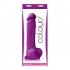 Colours Pleasures 8 inches Silicone Dildo - Purple - Ns Novelties