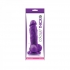 Colours Pleasures Thick 5 inches Dildo Purple - Ns Novelties