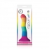 Colours Pride Edition 6 inches Wave Dildo Rainbow - Ns Novelties