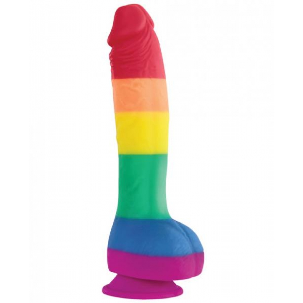 Colours Pride Edition 8 inches Dong Rainbow - Ns Novelties
