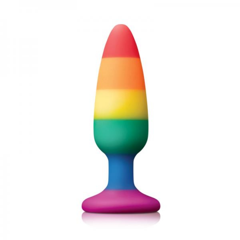 Colours Pride Edition Pleasure Plug Medium Rainbow - Ns Novelties
