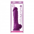 ColourSoft 8 inches Soft Dildo Purple - Ns Novelties