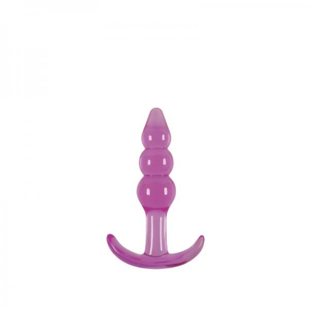 Jelly Rancher T Plug Ripple Purple - Ns Novelties