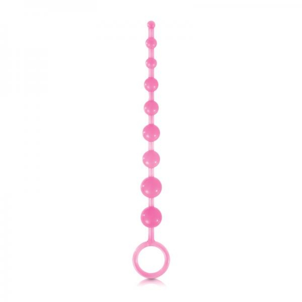 Firefly Pleasure Beads Pink Glow in the Dark - Ns Novelties