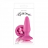Glams Pink Gem Silicone Butt Plug - Ns Novelties