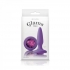 Glams Mini Butt Plug Purple Gem - Ns Novelties