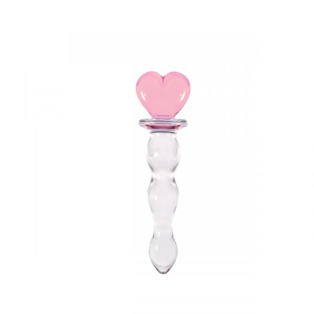 Crystal Heart Of Glass Wand and Vase - Pink - Ns Novelties